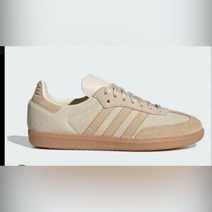 Adidas Cream and Tan samba Sneakers